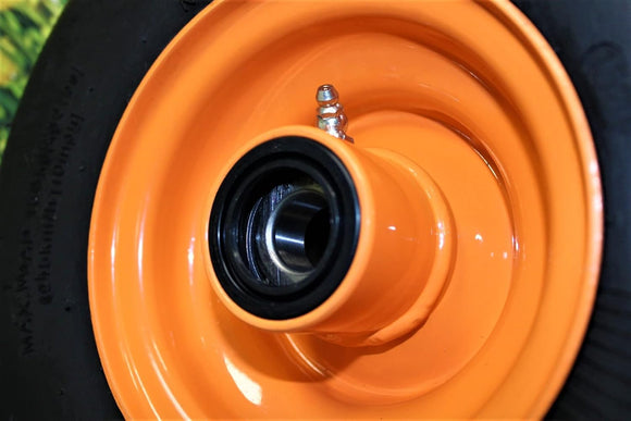 (Set of 4) Scag Flat Free Wheel Assemblies 11x4.00-5 Compatible With Scag Liberty Freedom Z, Scag SFZ36, Scag SFZ48, Scag SFZ52, Scag SZL48, Scag SZL52