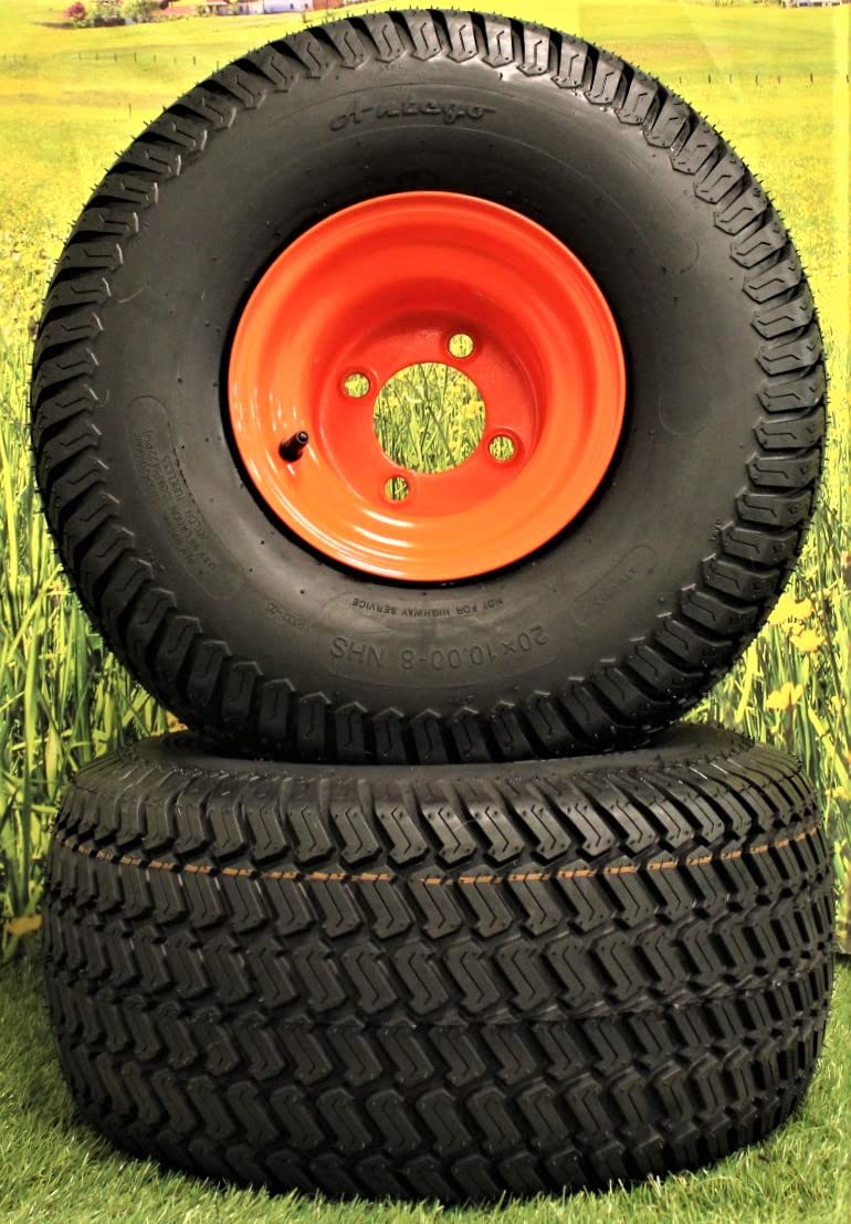 Bad Boy Heavy Duty 20x10.00-8 Tire & Wheel Assemblies (Set of Two ...