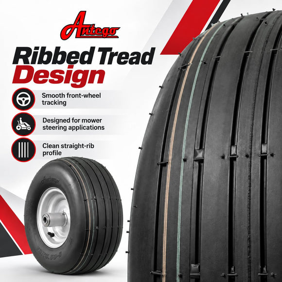 Antego 13x6.50-6 Front Wheels, Replaces Dixie Chopper DC4Z0040, 2-Pack