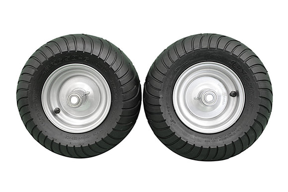Antego 13x6.50-6 Moto Tire & Wheel, Replaces Dixie Chopper 400438, 2-Pack