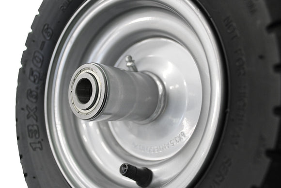 Antego 13x6.50-6 Moto Tire & Wheel, Replaces Dixie Chopper 400438, 2-Pack