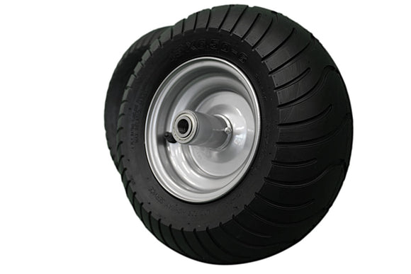 Antego 13x6.50-6 Moto Tire & Wheel, Replaces Dixie Chopper 400438, 2-Pack