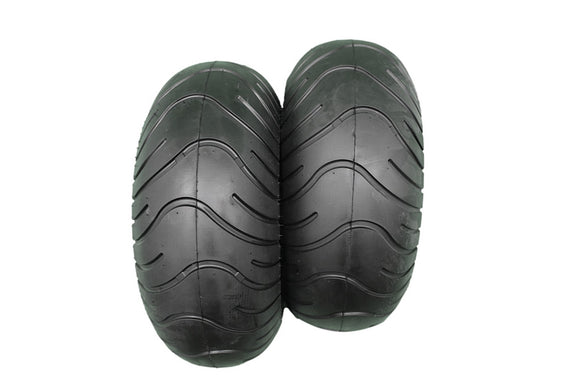 Antego 13x6.50-6 Moto Tire & Wheel, Replaces Dixie Chopper 400438, 2-Pack