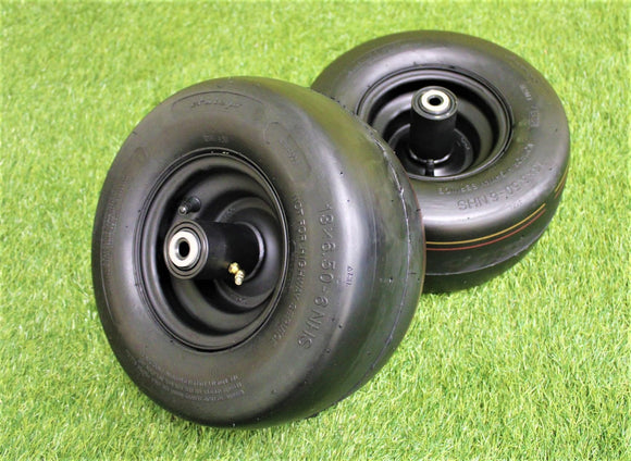 Antego Tire & Wheels - OEM Match or Greenworks 3420072337 13x6.50-6 Tire Wheel Assembly (Set of 4) | Fits Greenworks Crossover 42"