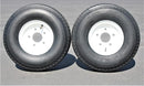 Antego Tire and Wheel (Set of 2) 5.70x8 Trailer Tire and Wheel Assemblies, White 5 Lug Trailer Tires and Wheels, 6 Ply, Load Range C-3