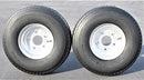 2-Pack Antego Trailer Tire On Rim 570-8 5.70-8 Load C 5 Lug Galvanized Wheel-3
