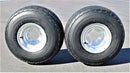 Antego 5-hole 8" x 7" Set of 2 Galvanized Trailer Wheel & Tire 215/60-8 (18.5x8.50-8)-3