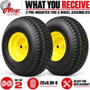 Antego 20x8.00-8 ATW-003 Tire & Wheel Assemblies for John Deere, Set of 2-2
