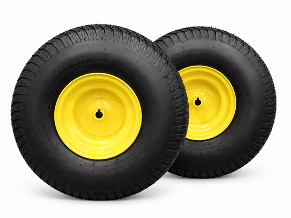 Antego 20x8.00-8 ATW-003 Tire & Wheel Assemblies for John Deere, Set of 2