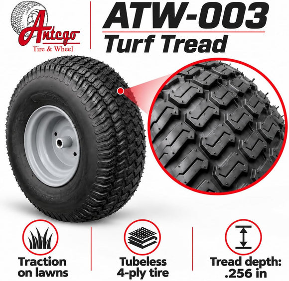 Antego 20x8.00-8 Assemblies Compatible with Husqvarna & Craftsman, 2 Pack