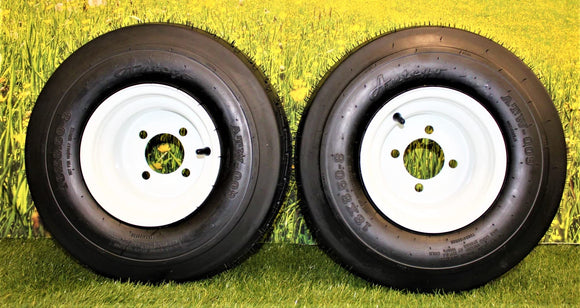 18x8.50-8 with 8x7 White Assembly for Golf Cart and Lawn Mower (Set of 2)…