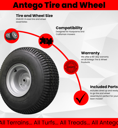 Rear tires for craftsman riding mower hotsell