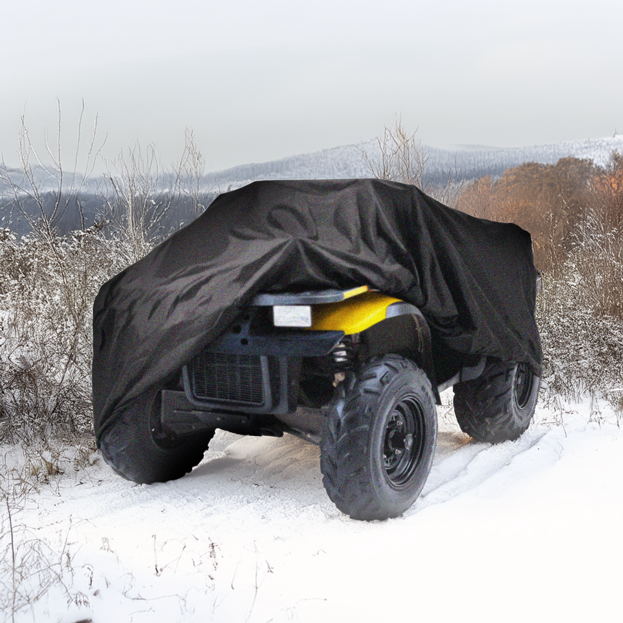 Black XL ATV Cover - 89"L x 47"W x 40"H