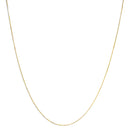 Solid 14K Yellow Gold 0.75mm Classic Box Chain Necklace. Unisex Chain - Size 16 Inches-7