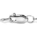 14K White Gold 1/2 Cttw Bezel Set Lab Grown Diamond Station Bracelet-2