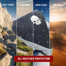 Deluxe Light Weight Motorcycle Cover with Skull Logo - Fits up to 108"L (XXL)-5