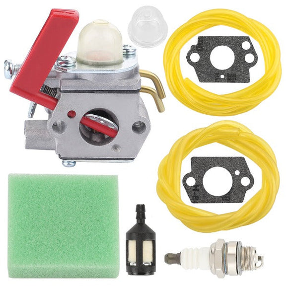 Carburetor Kit for Homelite UT20760 UT20764 UT20769 US20751 UT15180 UT15176 B25C D725CD D825SB String Trimmer Replace C1M-W44 984534001