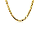 5.2mm 14k Yellow Gold Diamond Cut Round Franco Chain-7