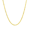 14k Yellow Gold Sparkle Chain 1.5mm-7