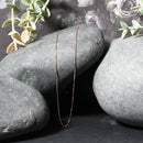 14k Rose Gold Classic Box Chain 0.45mm-10