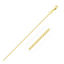 10k Yellow Gold Octagonal Box Chain 1.2mm-3