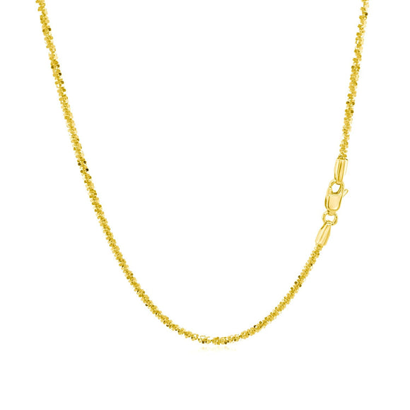 10k Yellow Gold Sparkle Chain 1.50 mm)