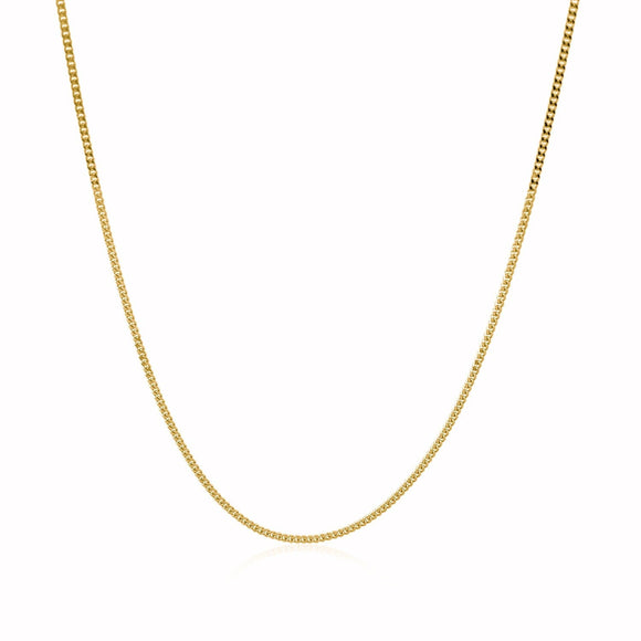 10k Yellow Gold Gourmette Chain 1.0mm