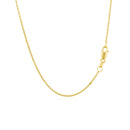 14k Yellow Gold Diamond Cut Rolo Chain 1.1mm-9