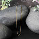 14k Yellow Gold Oval Cable Link Chain (0.97 mm)-9
