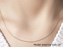 14k Yellow Gold Oval Cable Link Chain (0.97 mm)-13
