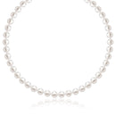 14k Yellow Gold Necklace with White Freshwater Cultured Pearls (6.0mm to 6.5mm)-5
