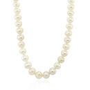 14k Yellow Gold Necklace with White Freshwater Cultured Pearls (6.0mm to 6.5mm)-6