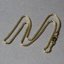 14k Yellow Gold Round Box Chain 1.7mm-11