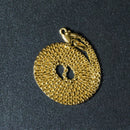 14k Yellow Gold Round Box Chain 1.7mm-12