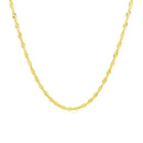 10k Yellow Gold Singapore Chain 1.5mm-7