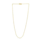 Adjustable Cable Chain in 14k Yellow Gold (0.97 mm)-4