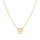 14K Yellow Gold Tree of Life Necklace-6