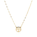 14K Yellow Gold Tree of Life Necklace-7