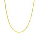 14k Yellow Gold Forsantina Lite Cable Link Chain 1.9mm-8