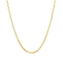 2.3mm 14k Yellow Gold Rolo Chain-7