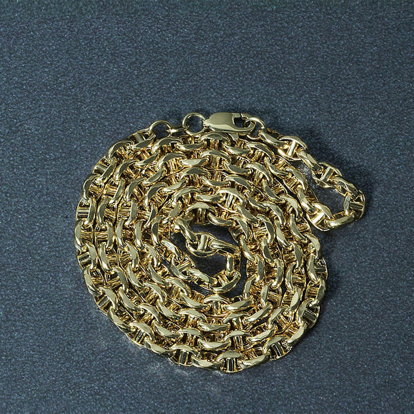 4.5mm 14k Yellow Gold Anchor Chain