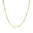 14k Yellow Gold Classic Box Chain 1.1mm-8