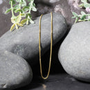 14k Yellow Gold Classic Box Chain 1.1mm-10