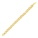 8.0 mm 14k Yellow Gold Lite Charm Bracelet-3