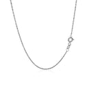 14k White Gold Singapore Chain 1.0mm-8