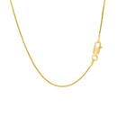 14k Yellow Gold Round Snake Chain 0.9mm-10