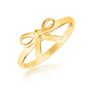 14k Yellow Gold Bow Ring-2