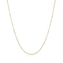 14k Yellow Gold Singapore Chain 0.8mm-8