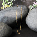 14k Yellow Gold Singapore Chain 0.8mm-10