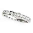 14k White Gold Classic Diamond Wedding Band (1/4 cttw)-2